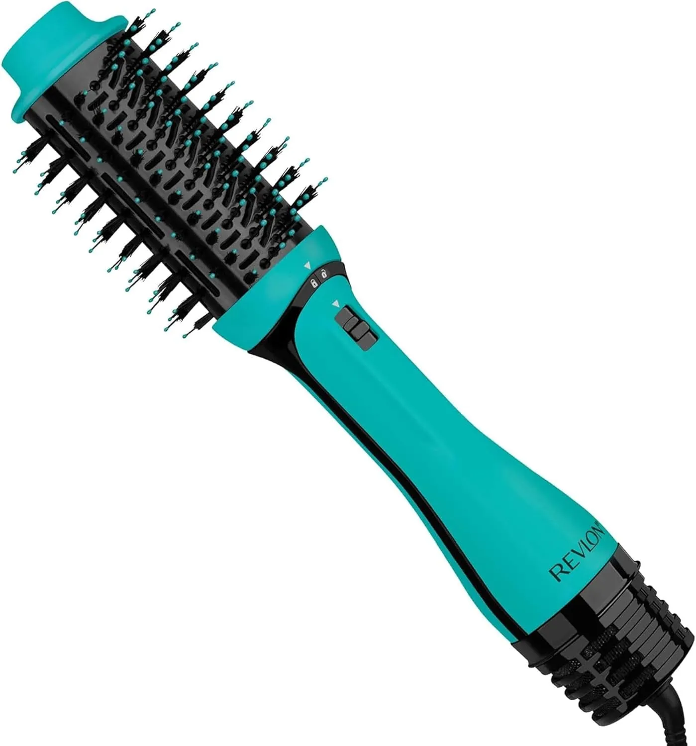 One-Step Volumizer Hair Dryer and Styler, for Less Frizz, More Shine, and Reduced Heat Damage for Salon Style round Brush for Blowout, Black (Amazon Exclusive)