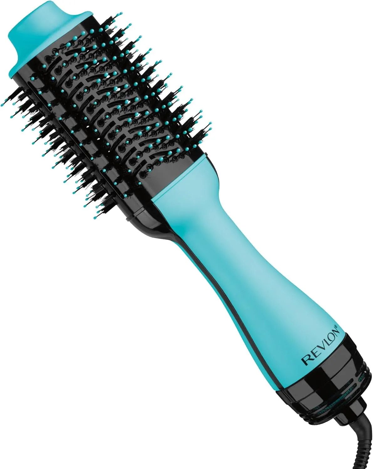One-Step Volumizer Hair Dryer and Styler, for Less Frizz, More Shine, and Reduced Heat Damage for Salon Style round Brush for Blowout, Black (Amazon Exclusive)
