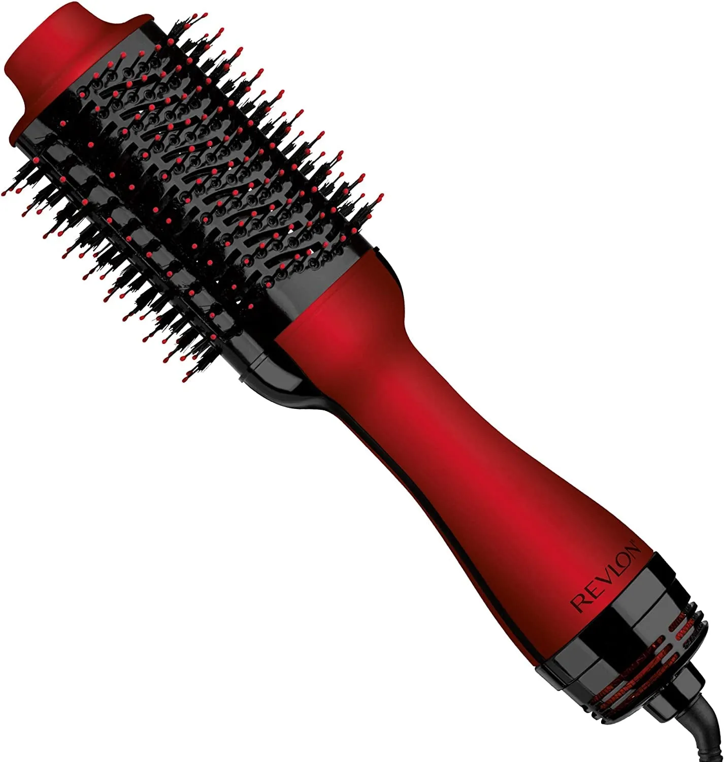 One-Step Volumizer Hair Dryer and Styler, for Less Frizz, More Shine, and Reduced Heat Damage for Salon Style round Brush for Blowout, Black (Amazon Exclusive)