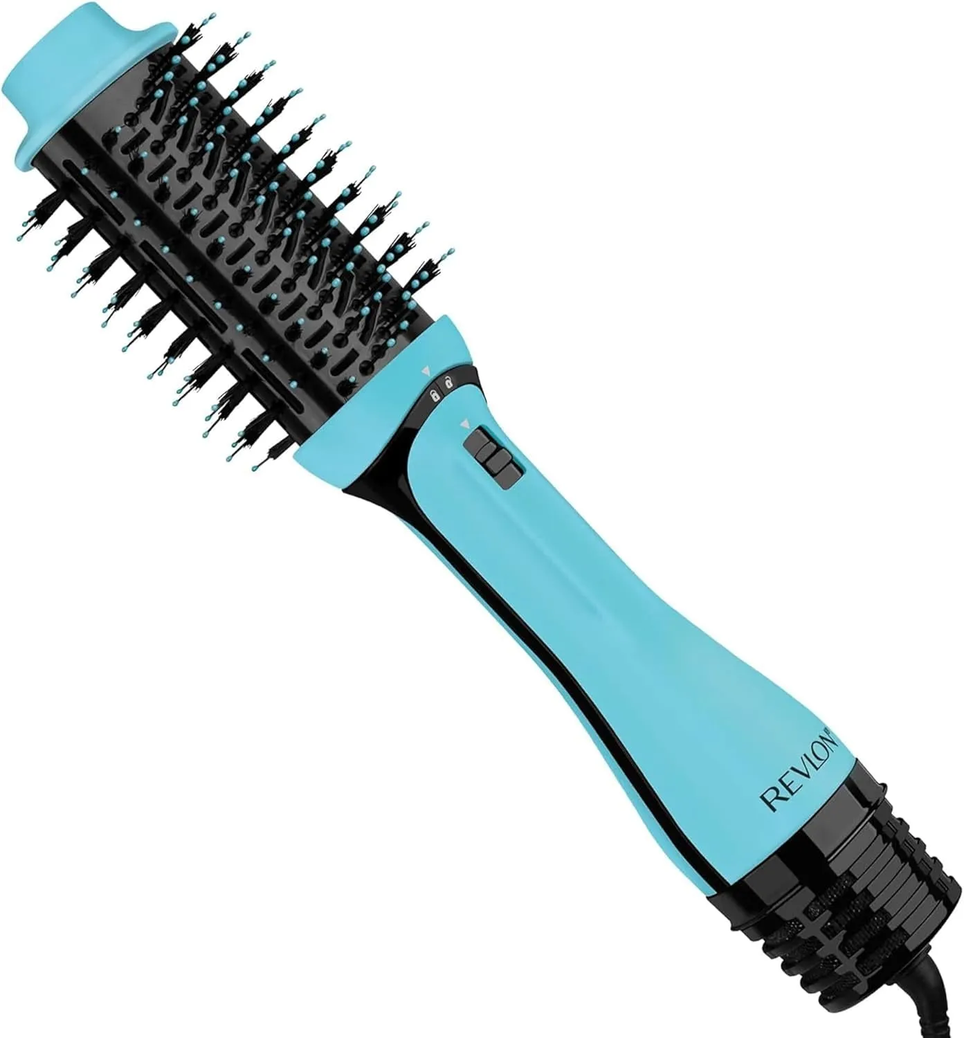 One-Step Volumizer Hair Dryer and Styler, for Less Frizz, More Shine, and Reduced Heat Damage for Salon Style round Brush for Blowout, Black (Amazon Exclusive)