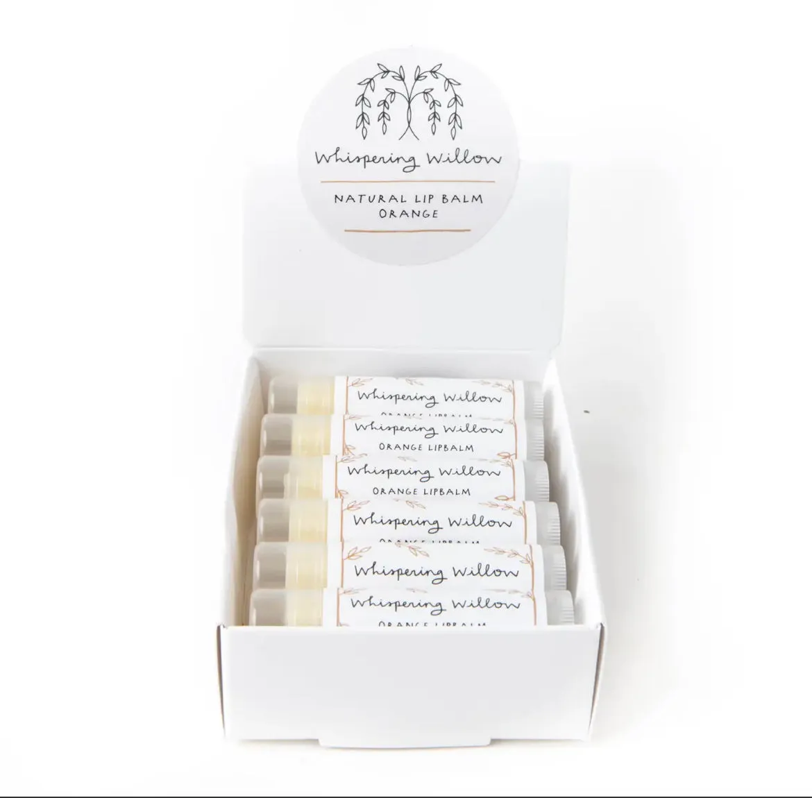 Orange lip balm