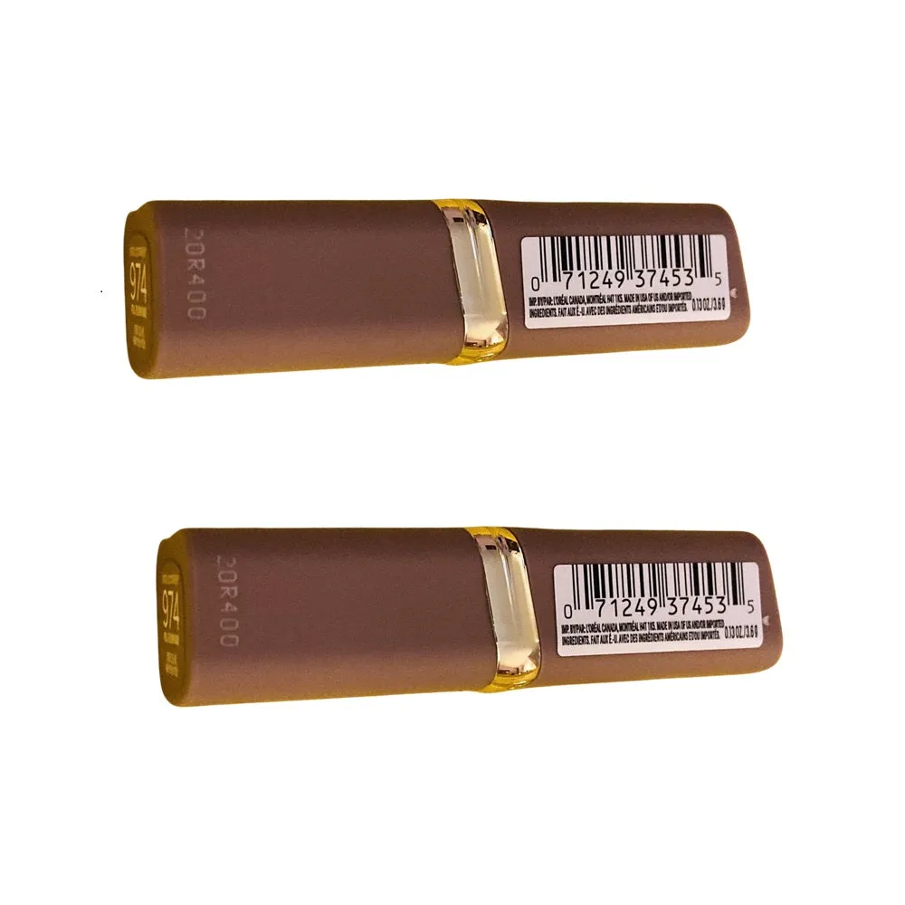 Pack of 2 L'Oreal Paris Colour Riche Lipstick, Full-Blown Fawn # 974