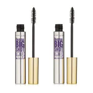 Pack of 2 Maybelline New York Volume Express The Colossal Big Shot Tinted Primer, Black # 230