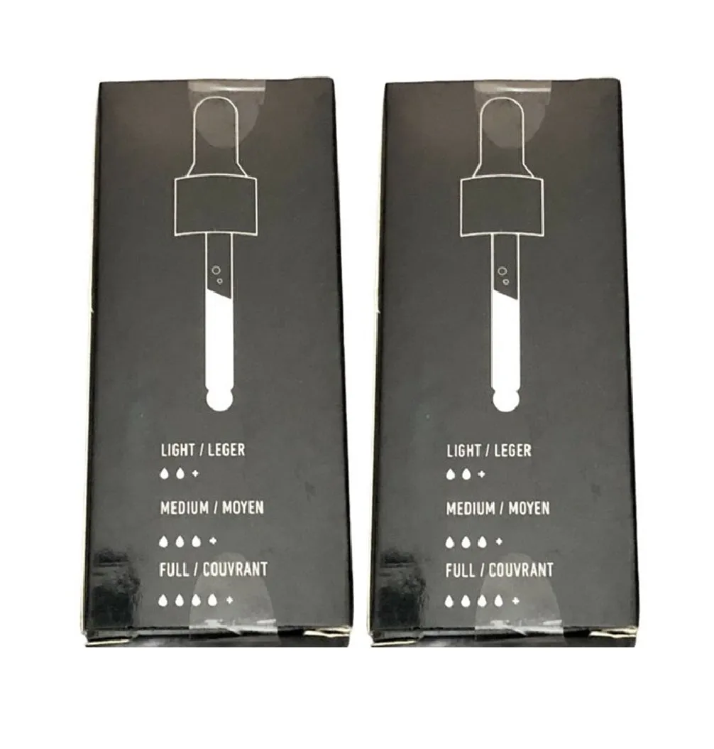Pack of 2 NYX Total Control Drop Foundation, Alabaster # TCDF02