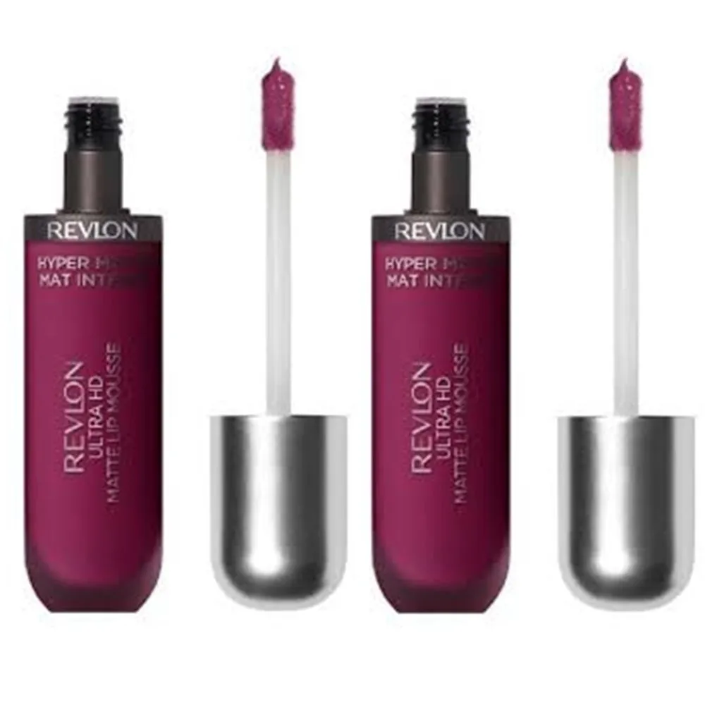 Pack of 2 Revlon Ultra HD Matte Lip Mousse, Crimson Sky 820