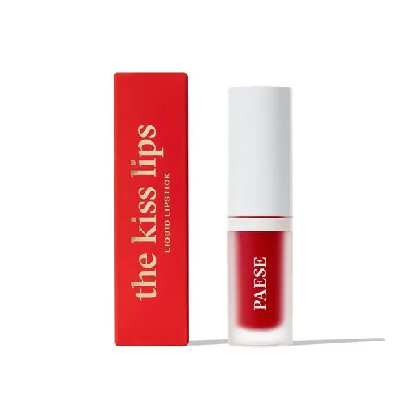 PAESE THE KISS LIPS SET - Liquid Lipstick & Lip Liner - 06 Classic Red