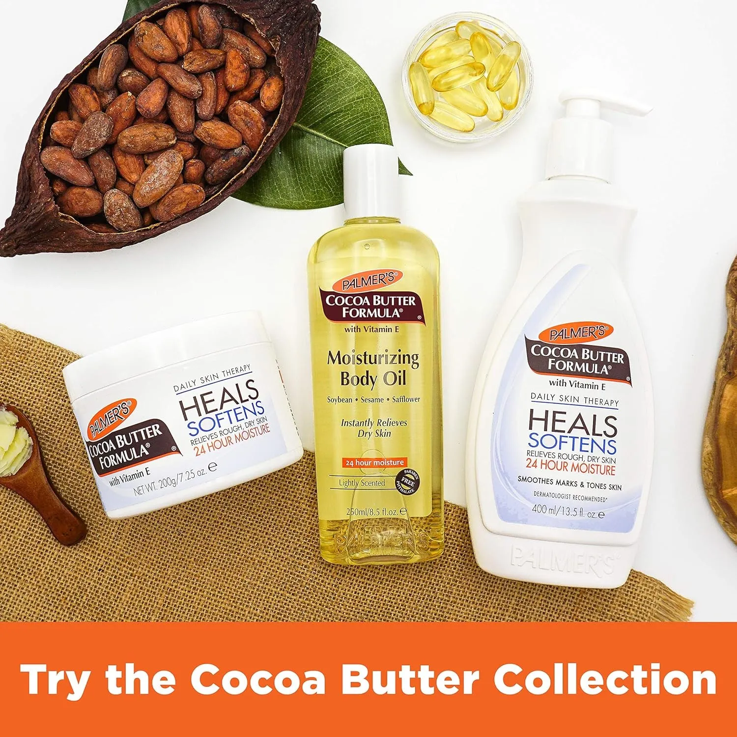 Palmer’S Cocoa Butter Formula Daily Skin Therapy, Solid , 7.25 Ounces (Pack of 3)