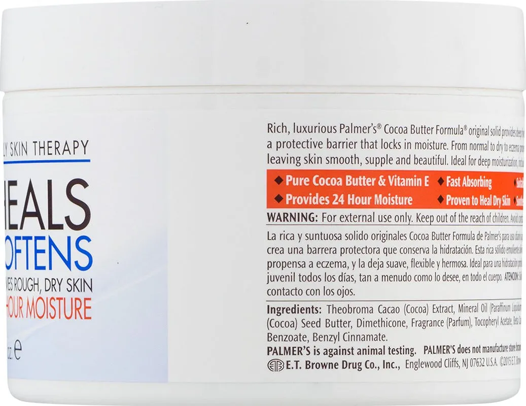 Palmer’S Cocoa Butter Formula Daily Skin Therapy, Solid , 7.25 Ounces (Pack of 3)