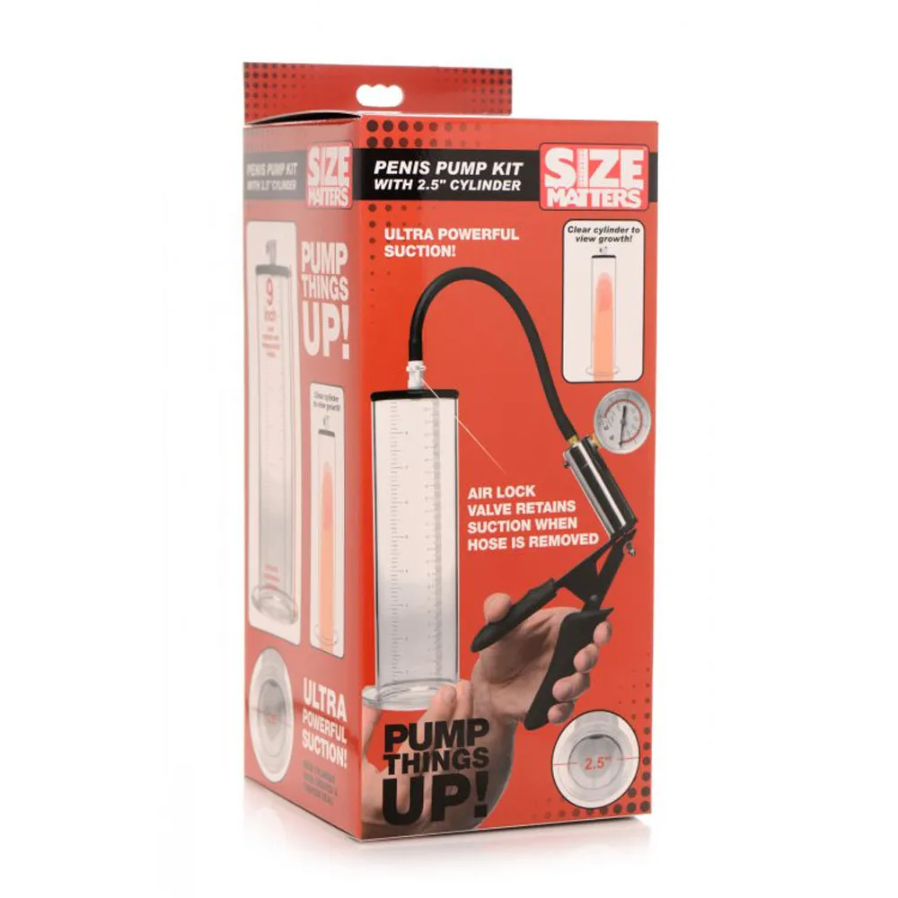 Penis Pump Kit with 2.50" Cylinder