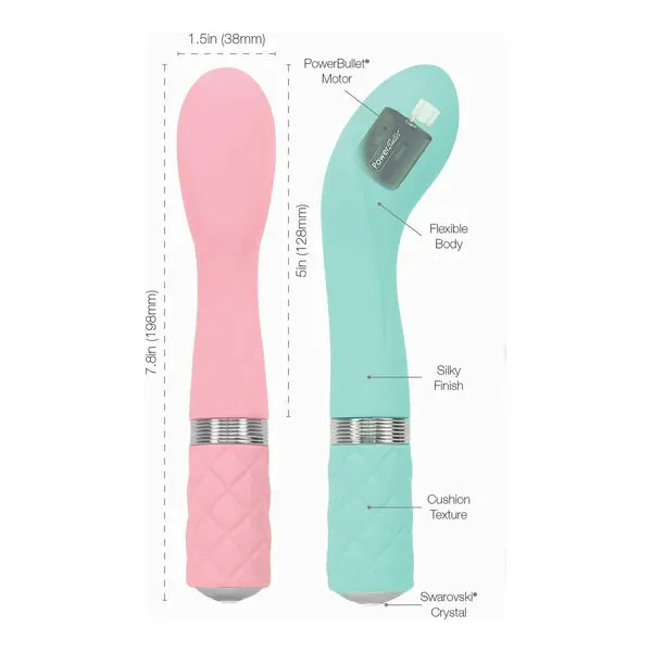 Pillow Talk SASSY Swarovski Crystal G-Spot Vibrator