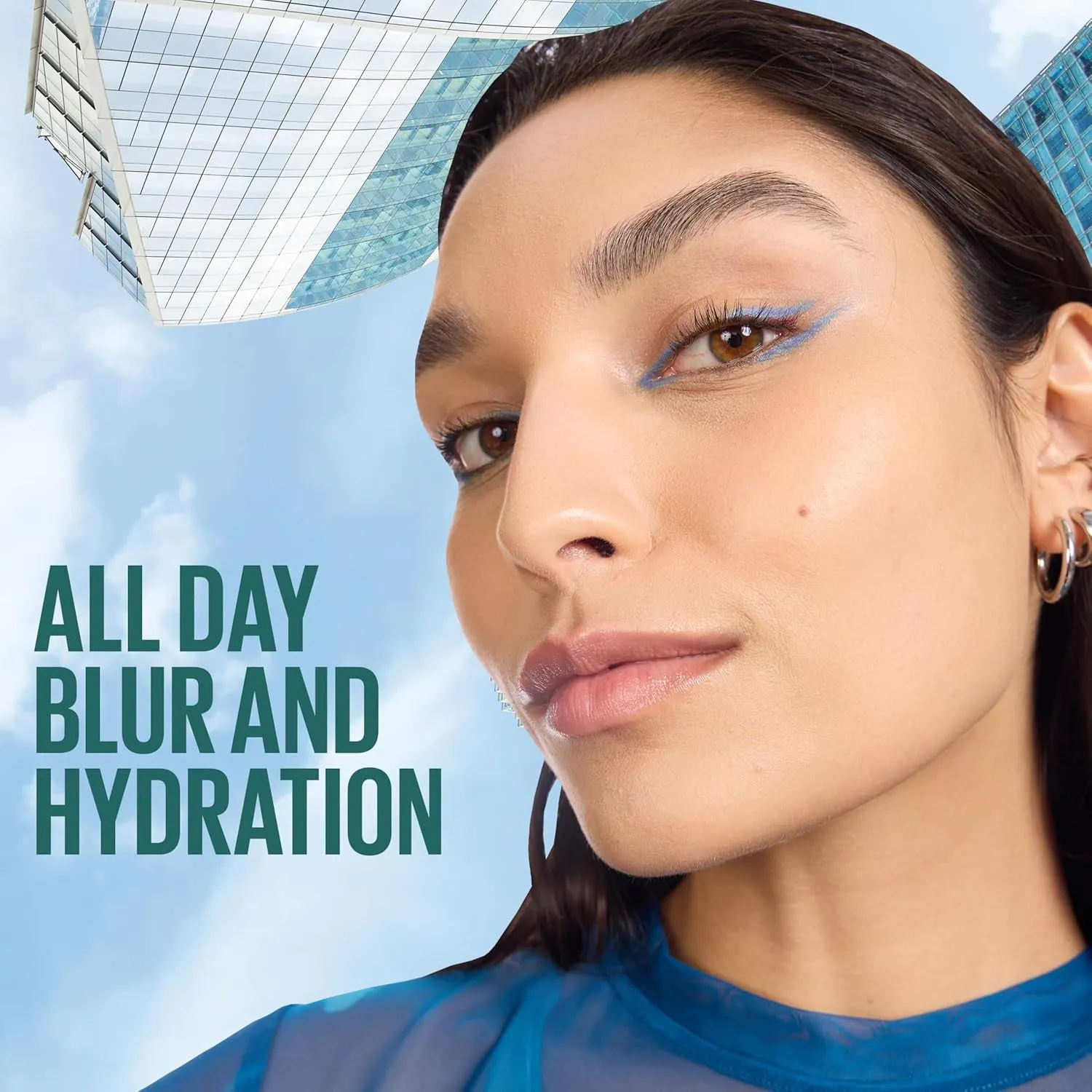 Poreless Jelly Primer, Hydrating, Blurring Makeup Primer with 2% Niacinamide for up to 24HR Make up Wear, Clear, 1 Count