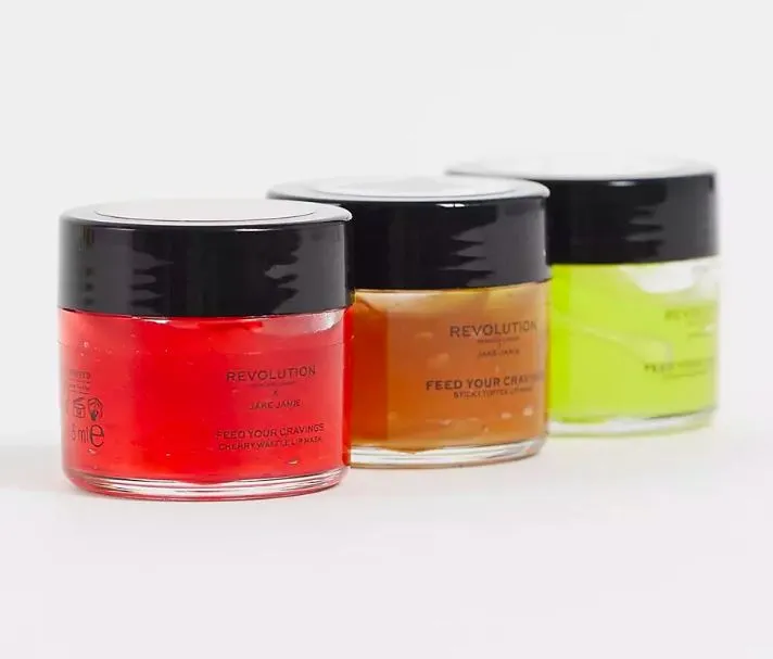 Revolution Skincare x Jake Jamie Feed Your Cravings Lip Mask Collection (3 Pack)