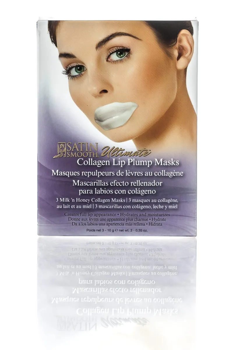 SATIN SMOOTH ULTIMATE LIP PLUMP MASKS 3 PACK