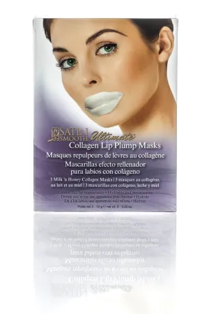 SATIN SMOOTH ULTIMATE LIP PLUMP MASKS 3 PACK
