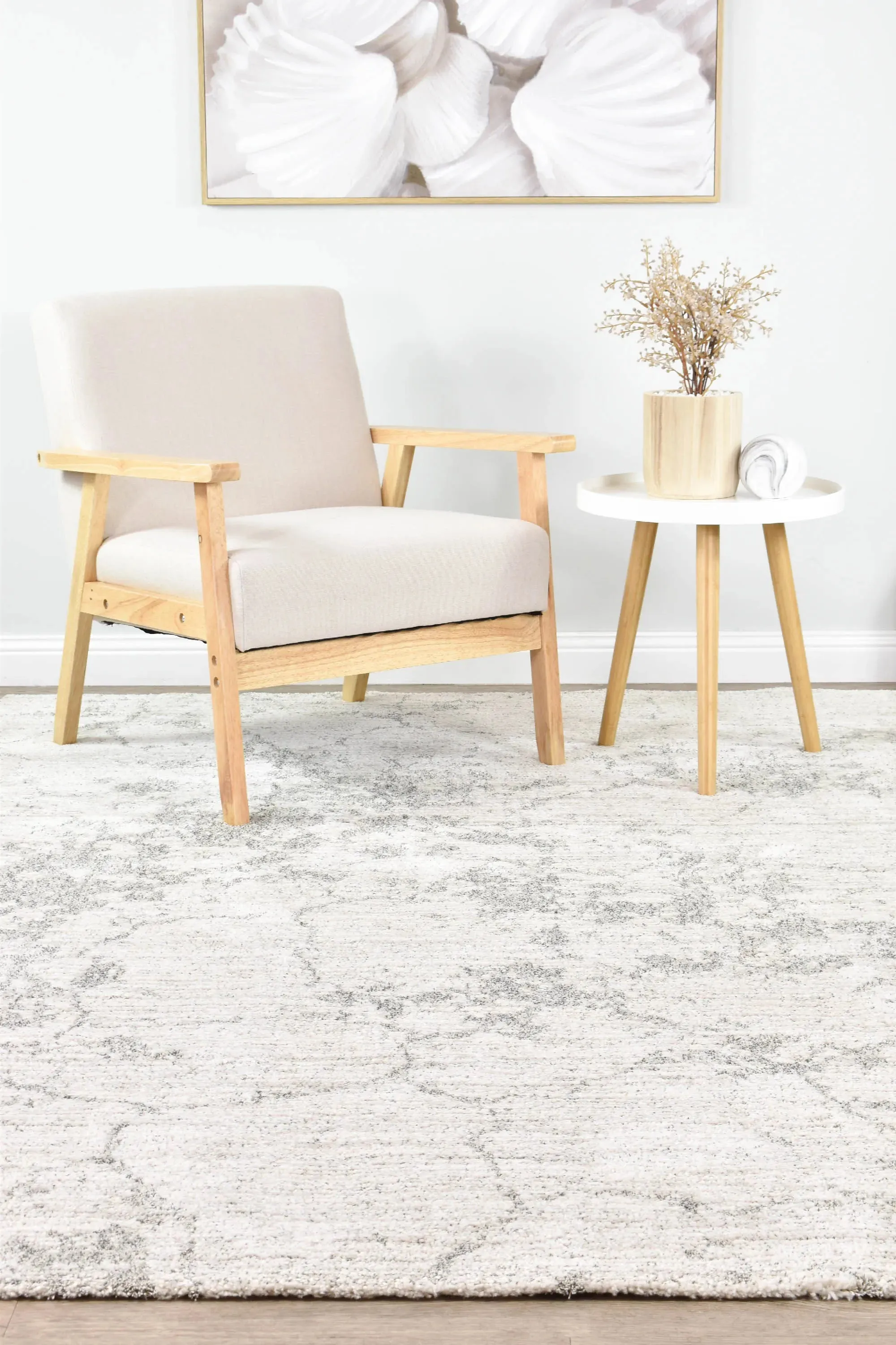 Scandanavian  Grey Pebble Rug 5