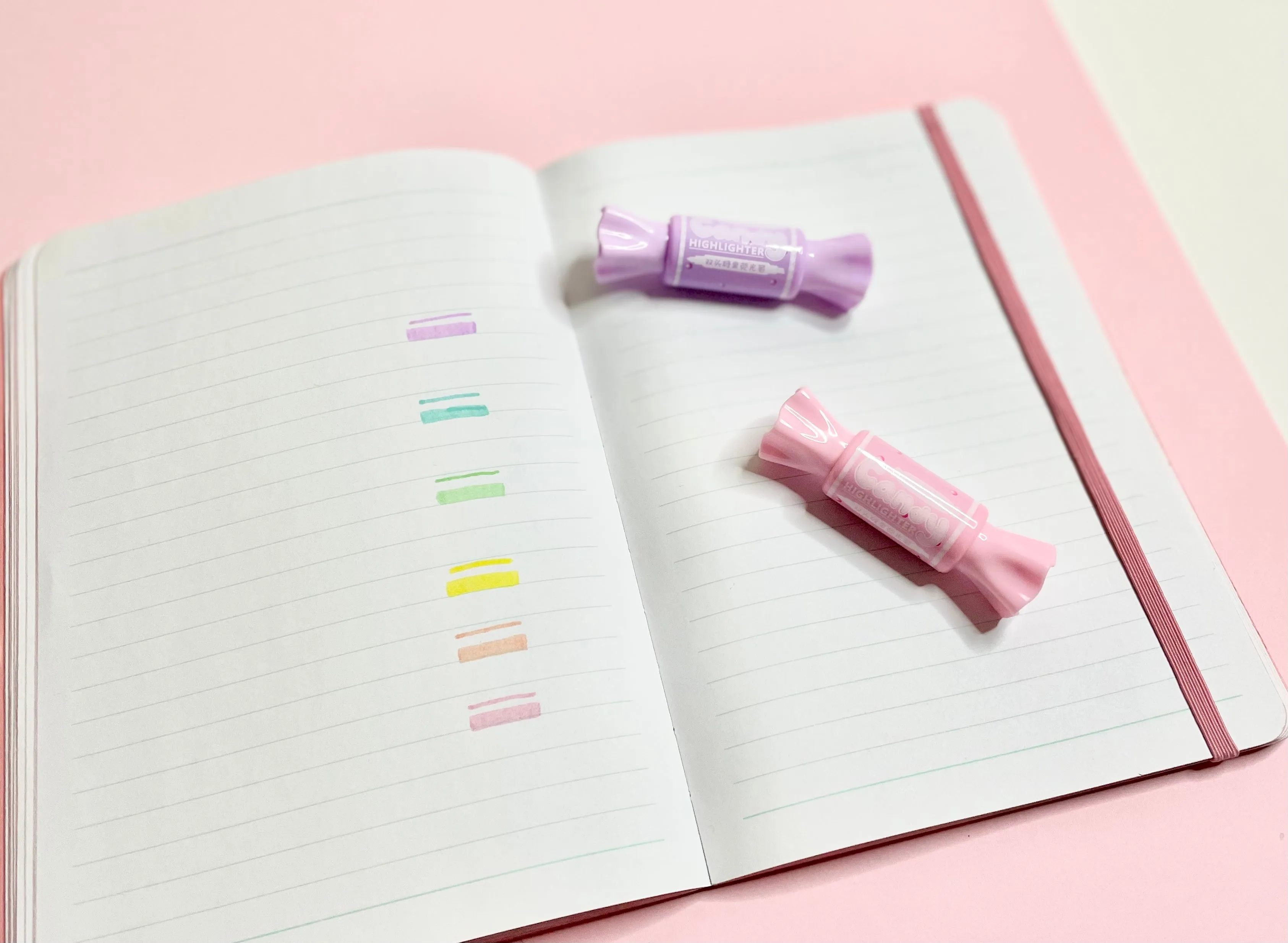 Set of 6 Sweet Highlighter Pens