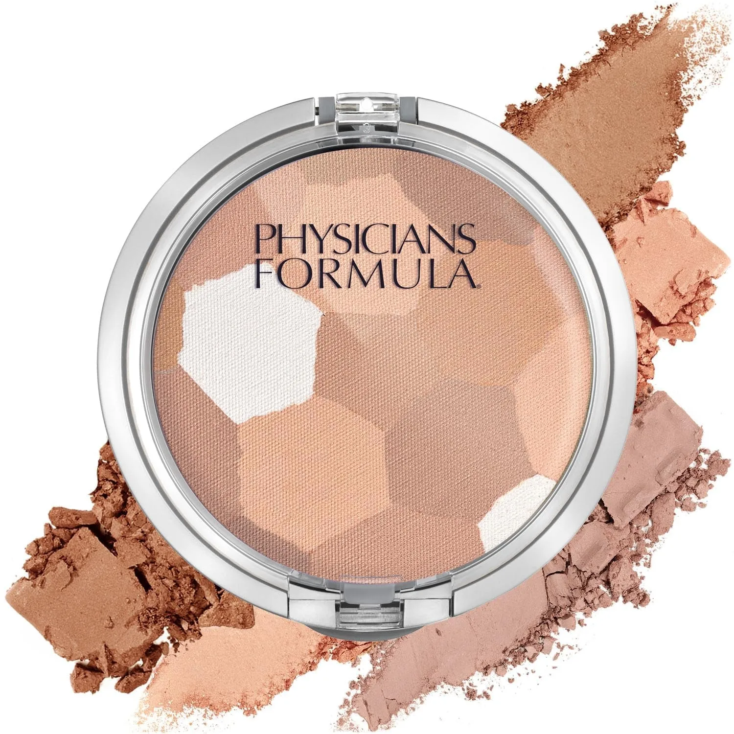 Setting Powder Palette Multi-Colored Pressed Finishing Powder Translucent, Natural Coverage, Dermatologist Tested, Clinicially Tested