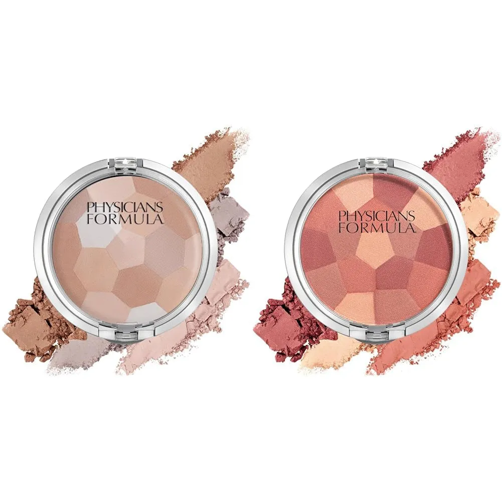 Setting Powder Palette Multi-Colored Pressed Finishing Powder Translucent, Natural Coverage, Dermatologist Tested, Clinicially Tested