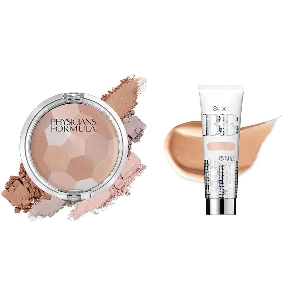 Setting Powder Palette Multi-Colored Pressed Finishing Powder Translucent, Natural Coverage, Dermatologist Tested, Clinicially Tested