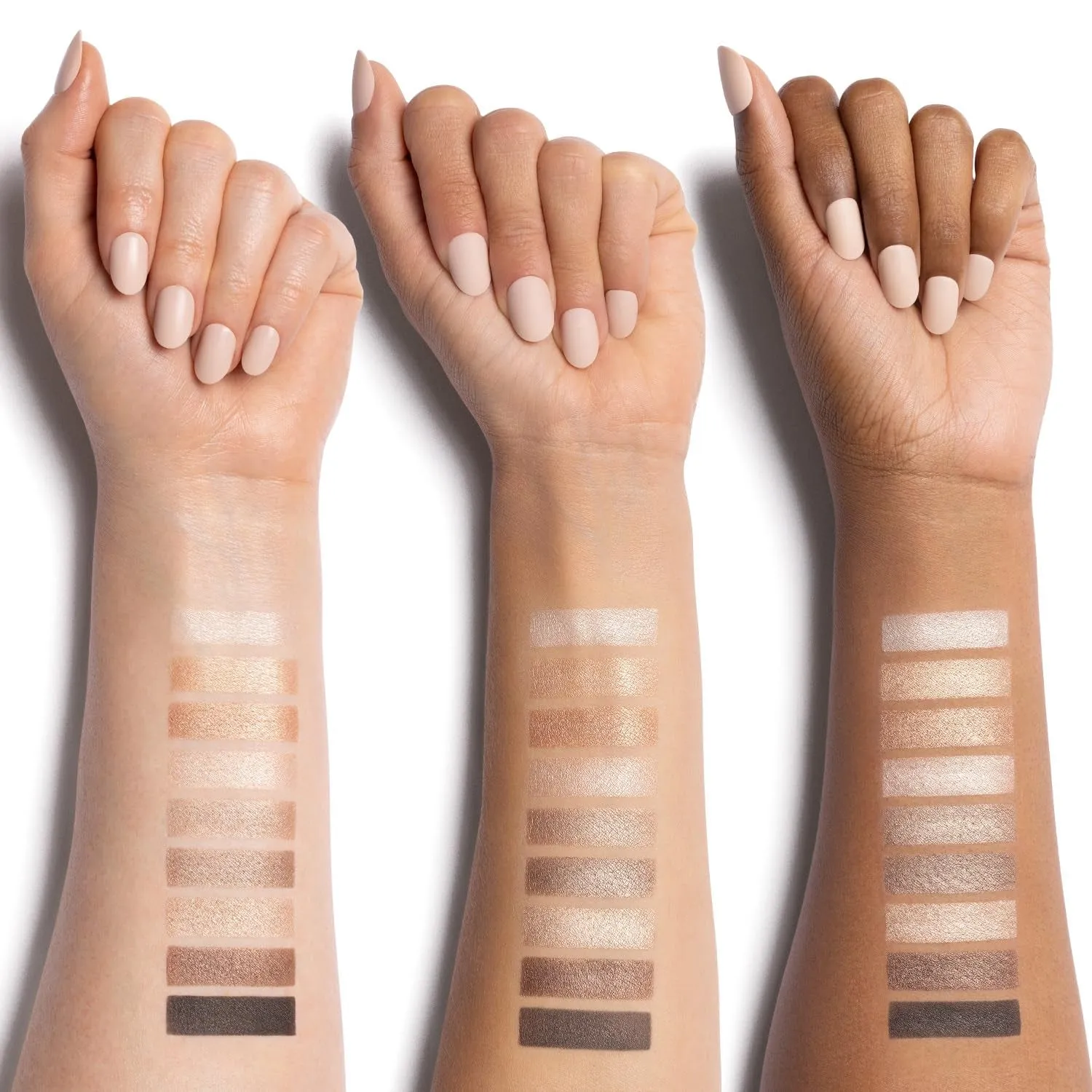 Shimmer Strips Custom Naked Nude Eyeshadow & Eyeliner, Universal Looks Collection Nude