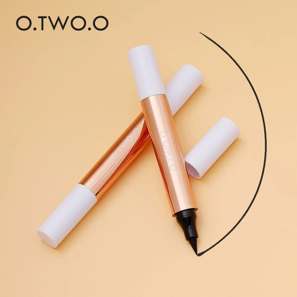 Stamp Black Liquid Eyeliner Pen  Waterproof Fast Dry
