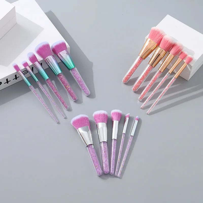 Star Glitters Collection Makeup Brushes (5 Pcs/Set)