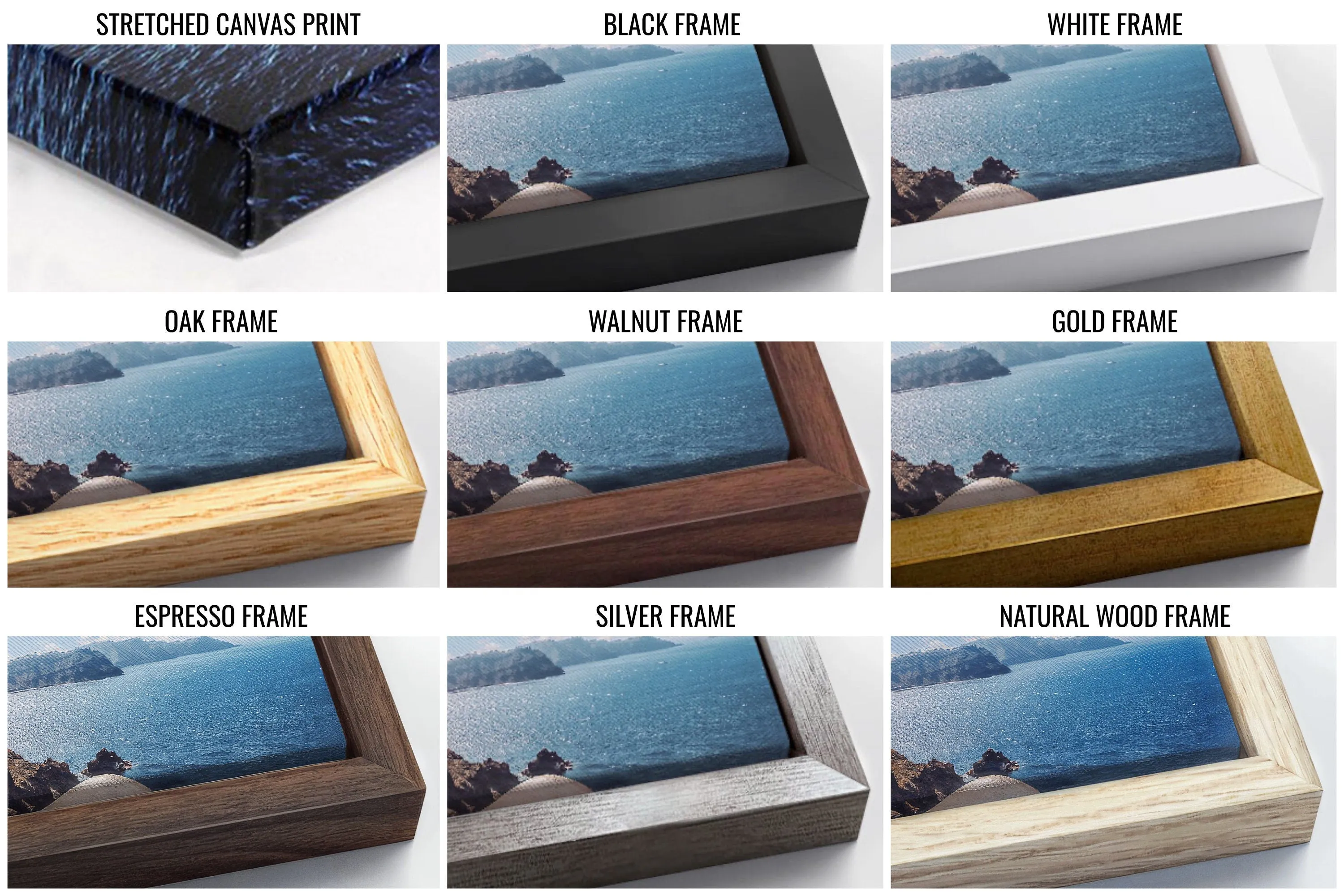 Sun And Stars Over Ocean Canvas Wall Art