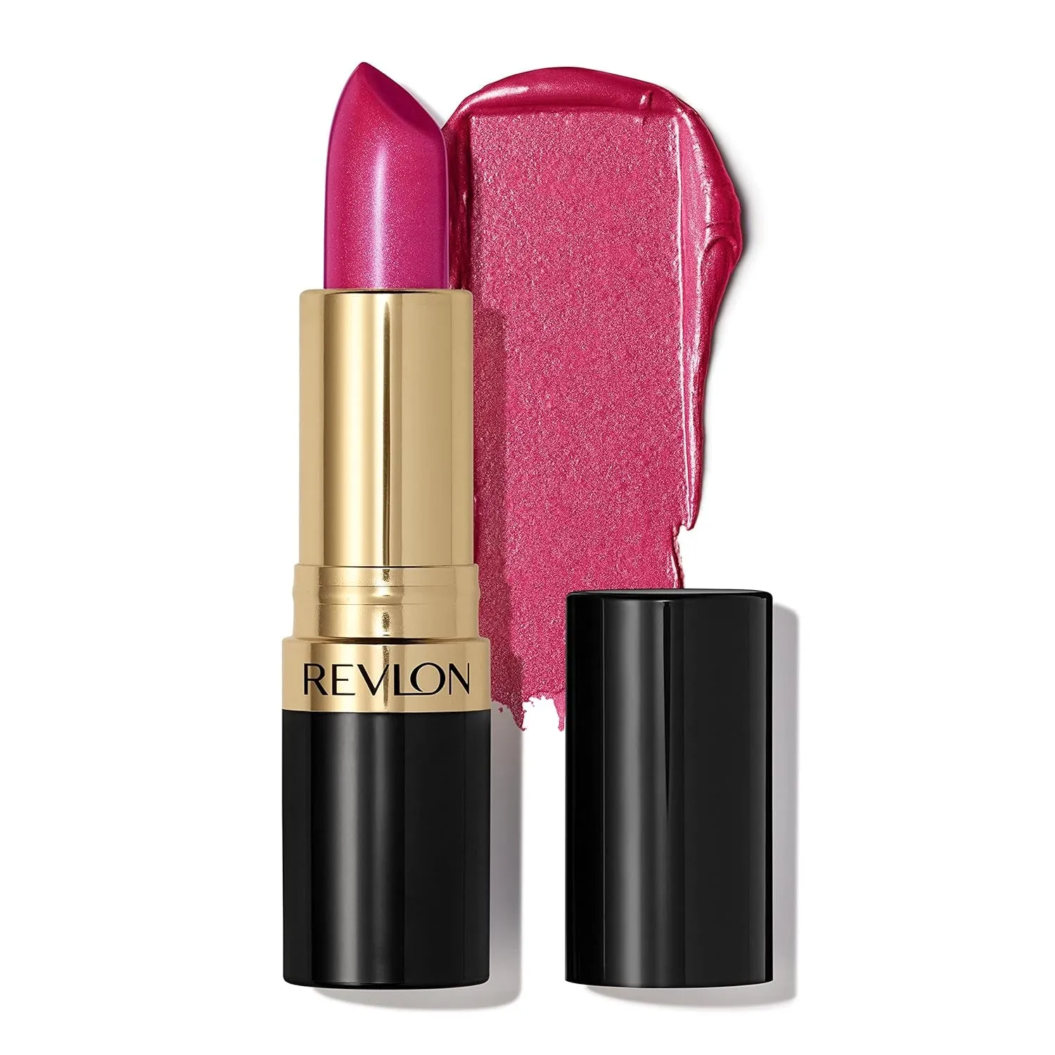 Super Lustrous Lipstick, Creamy Formula for Soft, Fuller-Looking Lips, Moisturized Feel, 755 Bare It All, 0.15 Oz