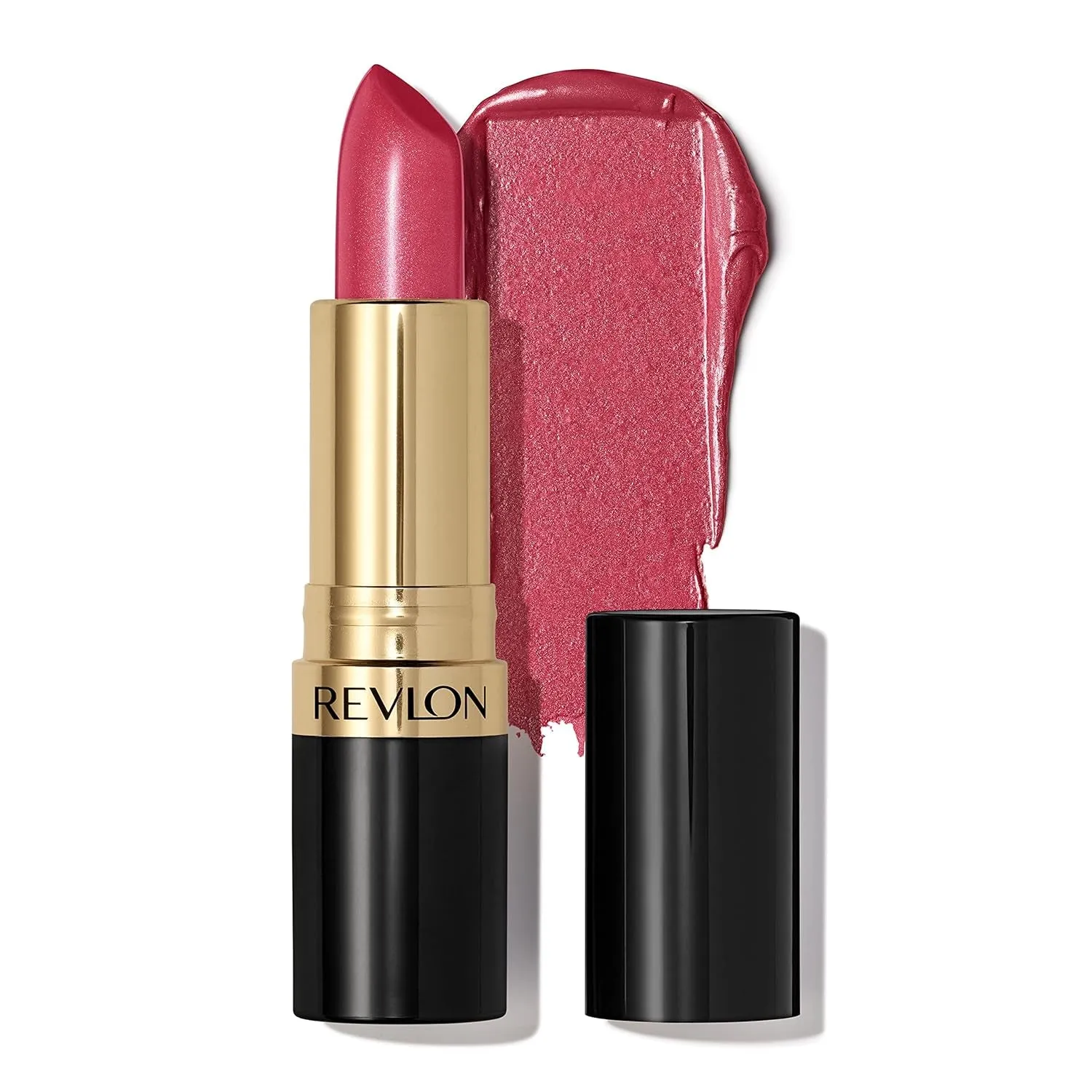 Super Lustrous Lipstick, Creamy Formula for Soft, Fuller-Looking Lips, Moisturized Feel, 755 Bare It All, 0.15 Oz