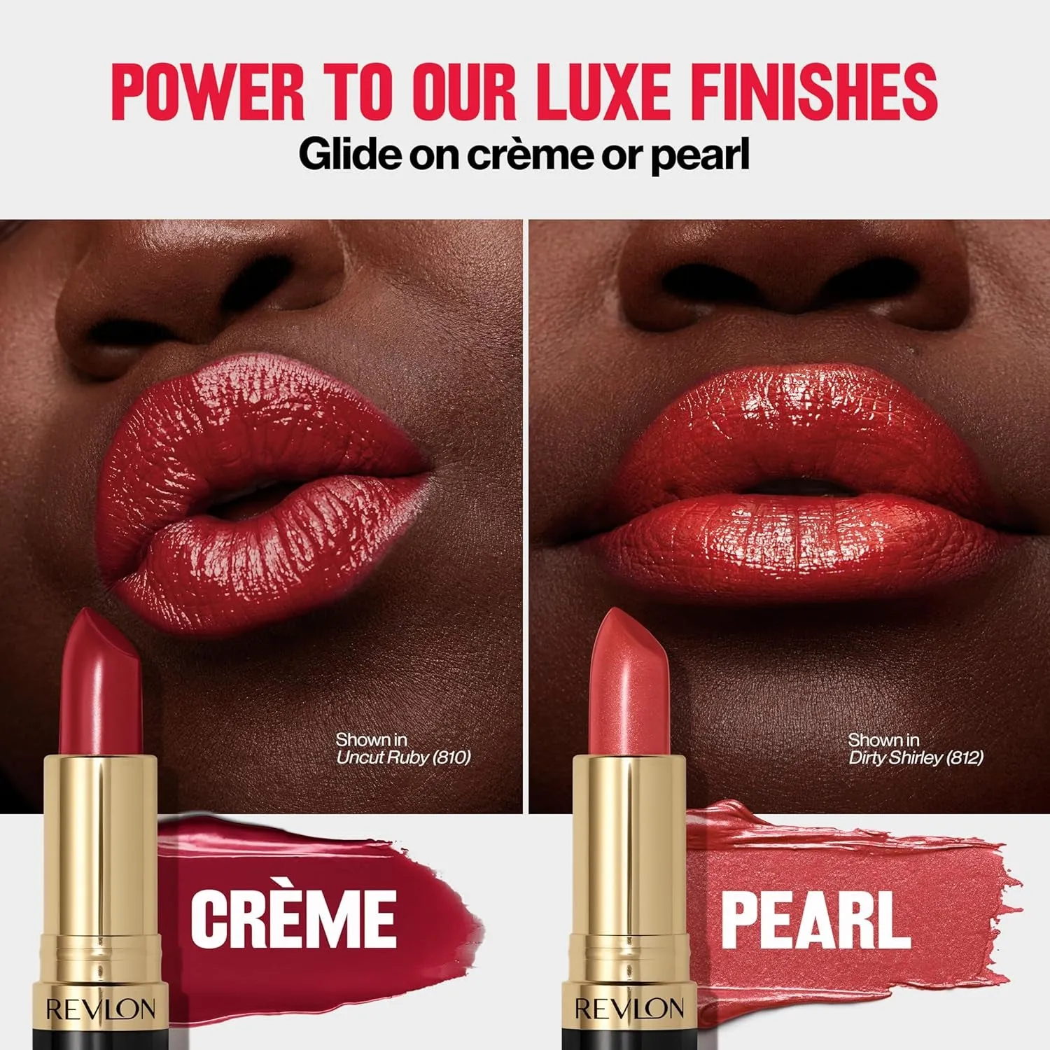 Super Lustrous Lipstick, Creamy Formula for Soft, Fuller-Looking Lips, Moisturized Feel, 755 Bare It All, 0.15 Oz