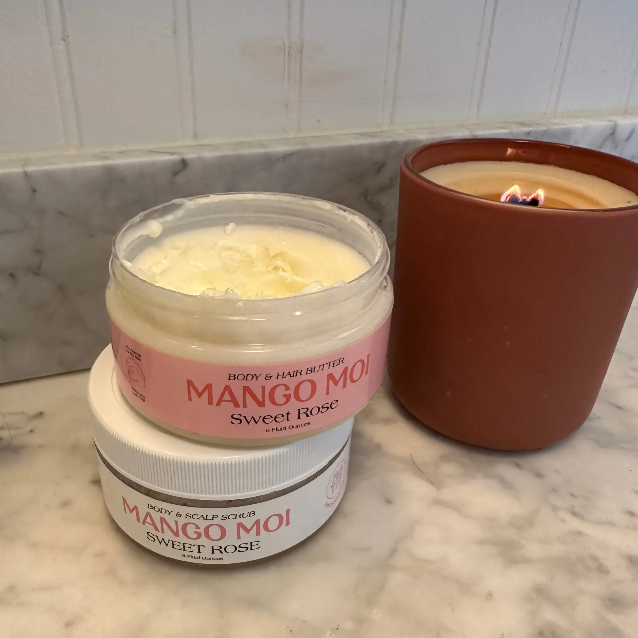 Sweet Rose Butter   Scrub Bundle