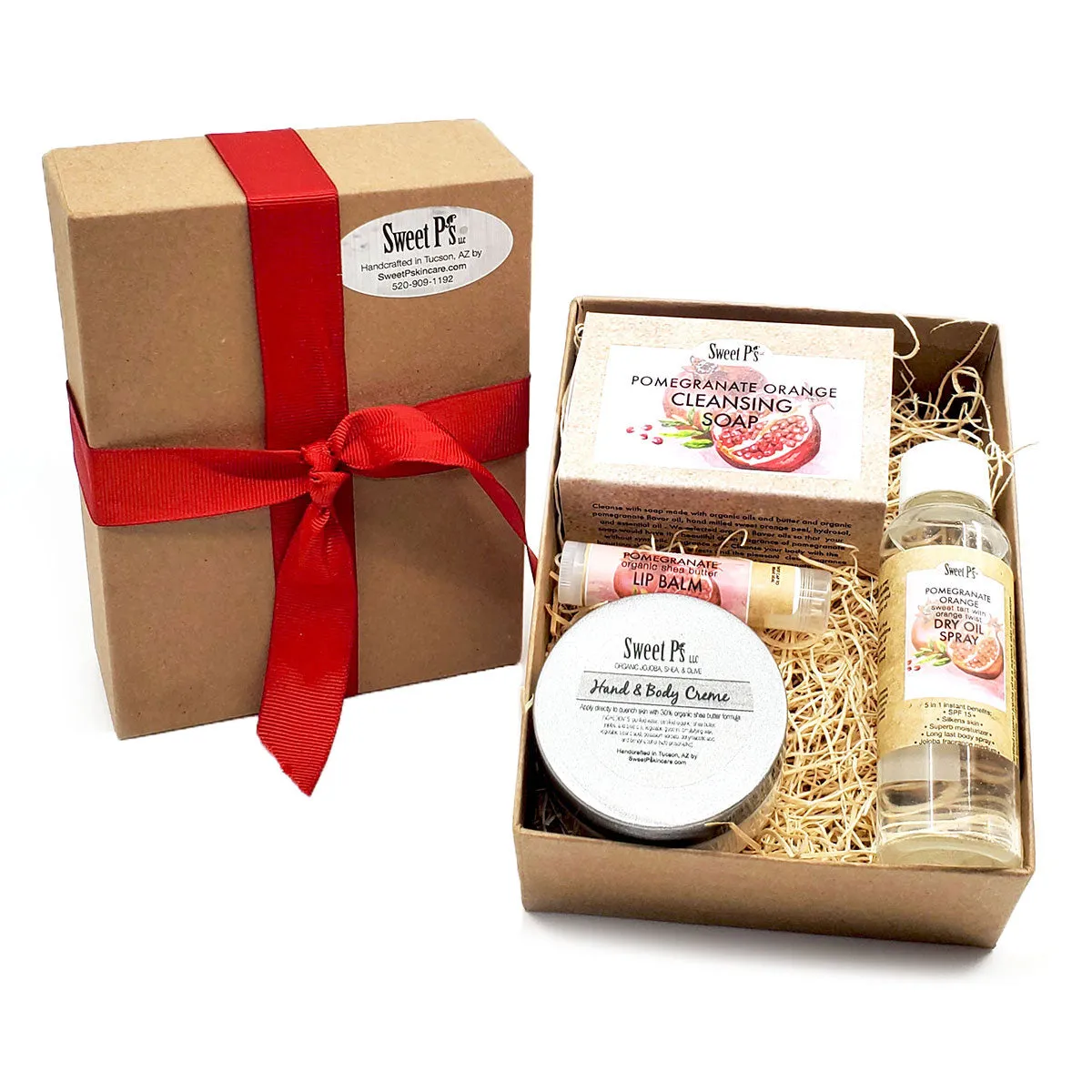 Sweet Treat Spa Set - Pomegranate/Orange