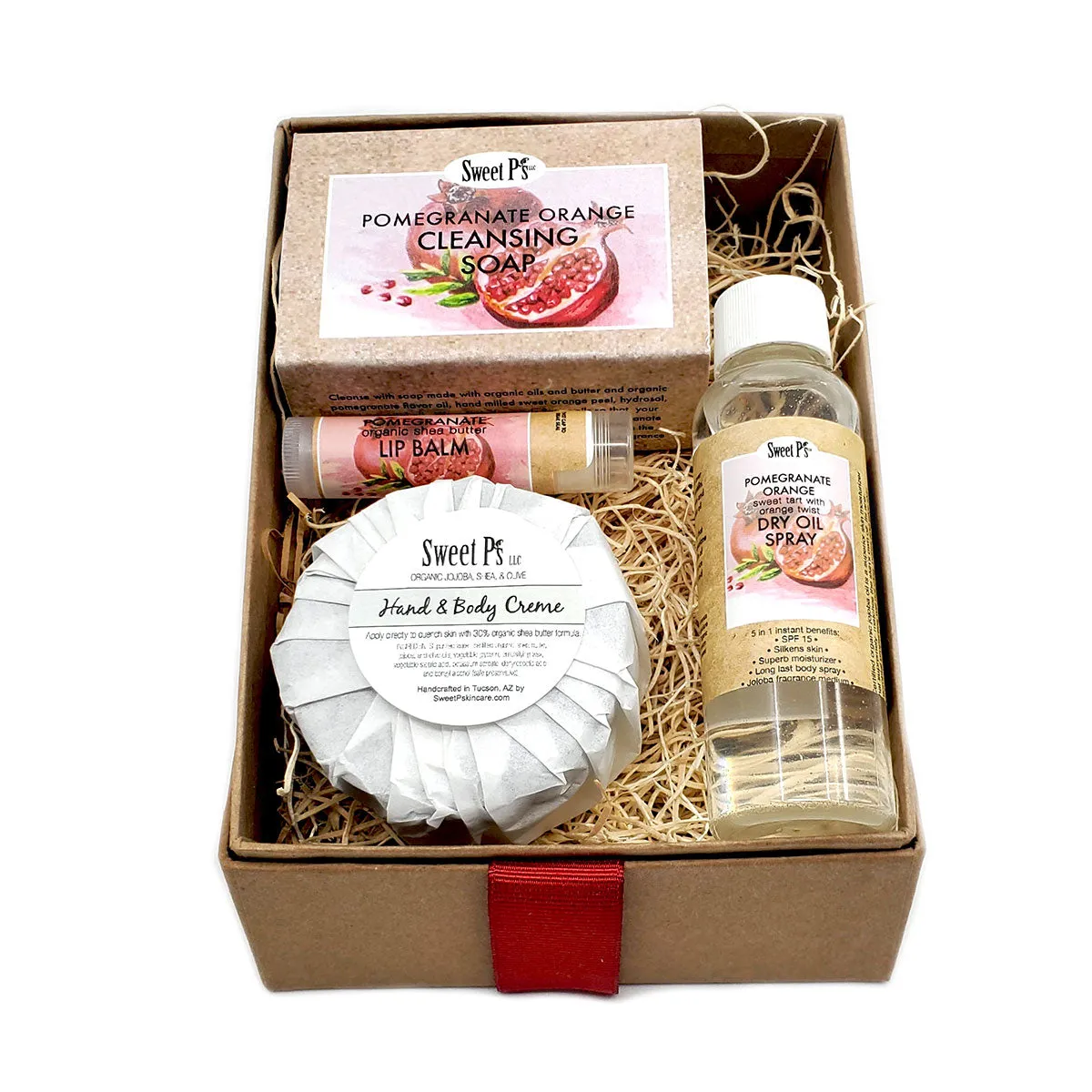 Sweet Treat Spa Set - Pomegranate/Orange