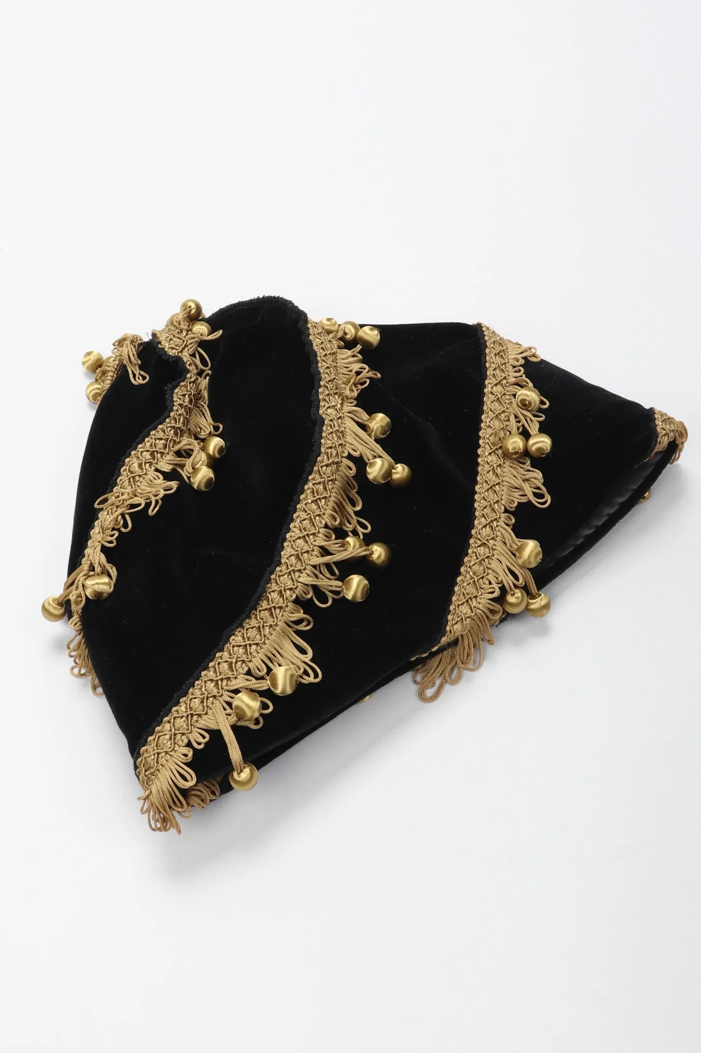 Velvet Ball Fringe Hat