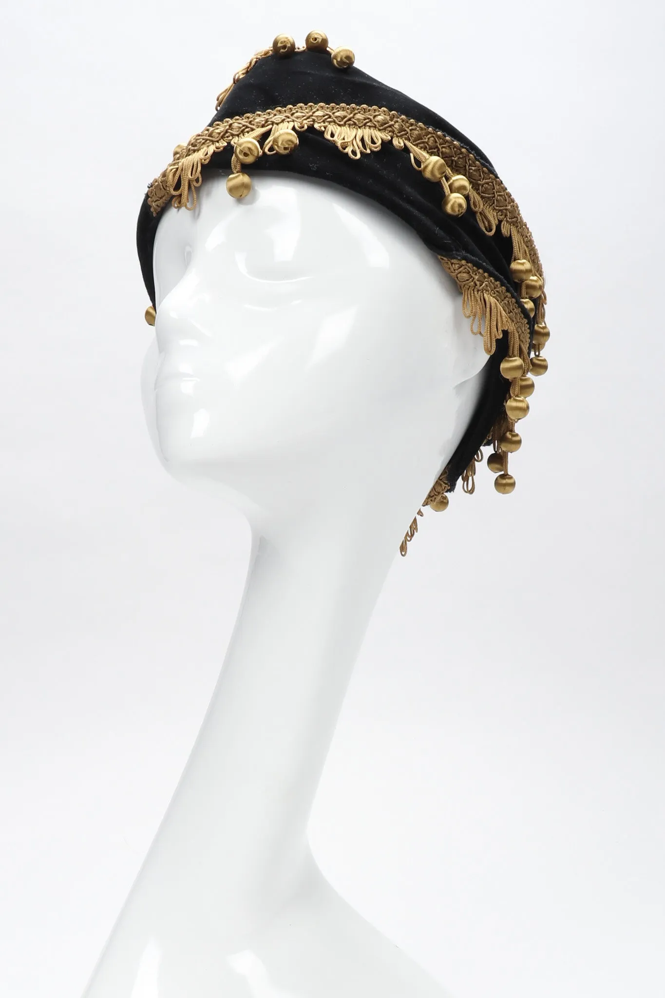 Velvet Ball Fringe Hat