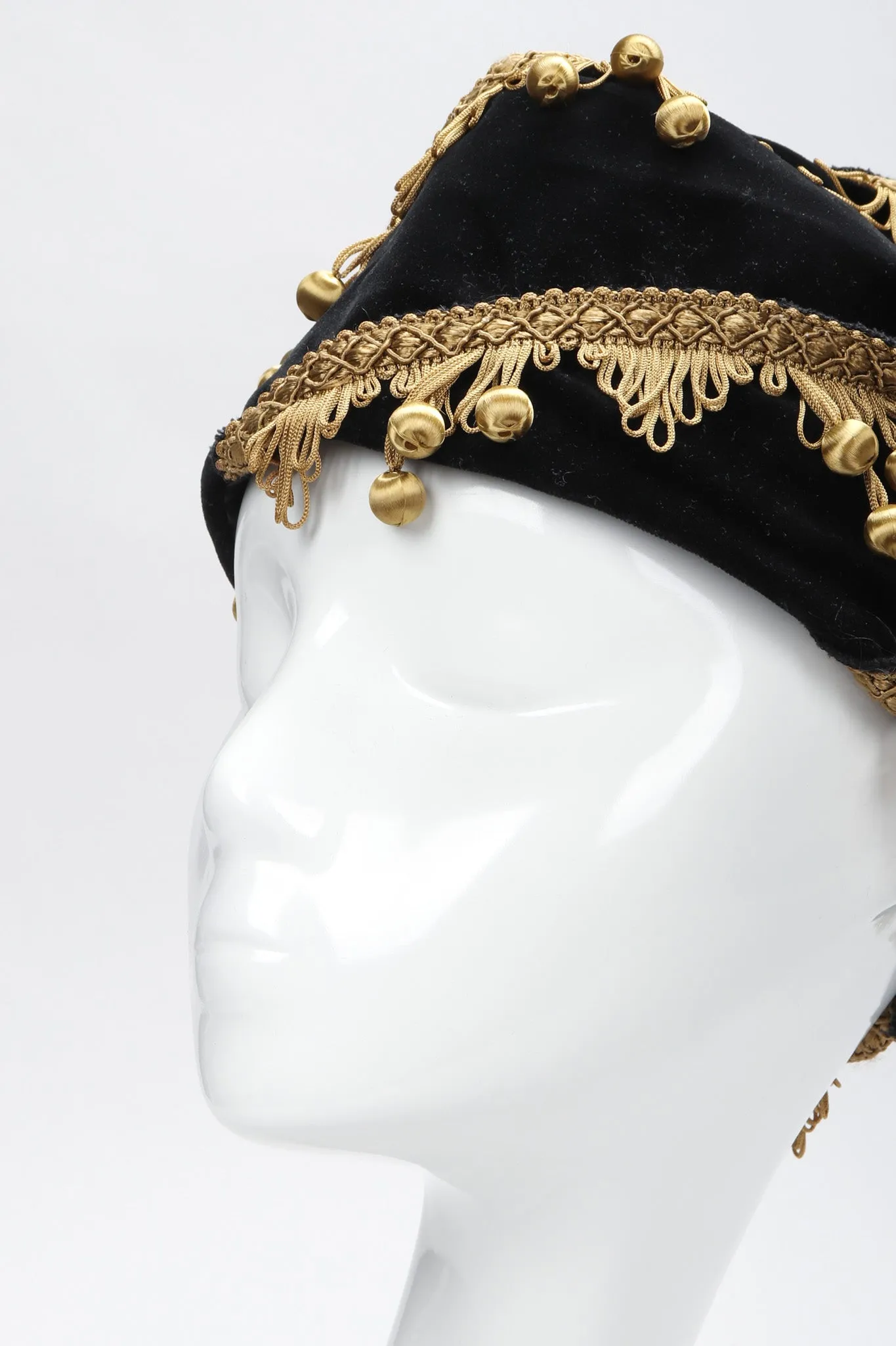 Velvet Ball Fringe Hat