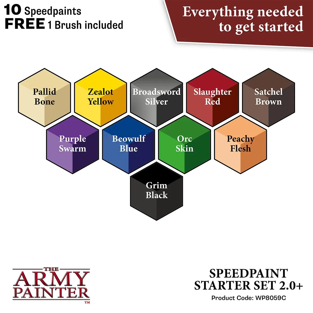 Warpaints: Speedpaint Starter Set 2.0 - 10 Colour