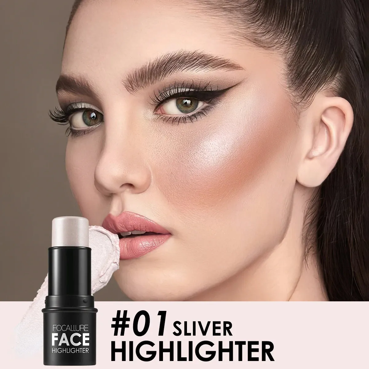 Waterproof Shimmer Face Stick – Bronzer, Highlighter, Contour