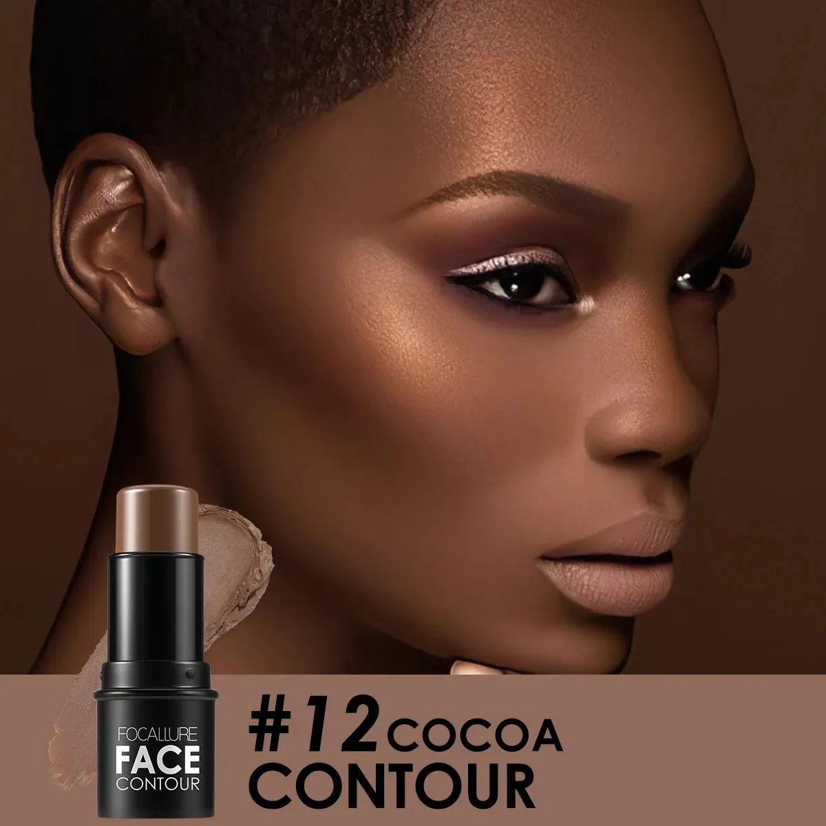 Waterproof Shimmer Face Stick – Bronzer, Highlighter, Contour
