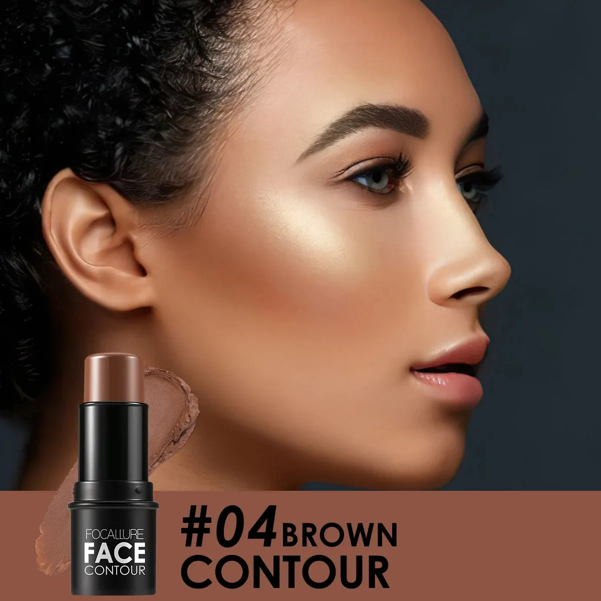 Waterproof Shimmer Face Stick – Bronzer, Highlighter, Contour