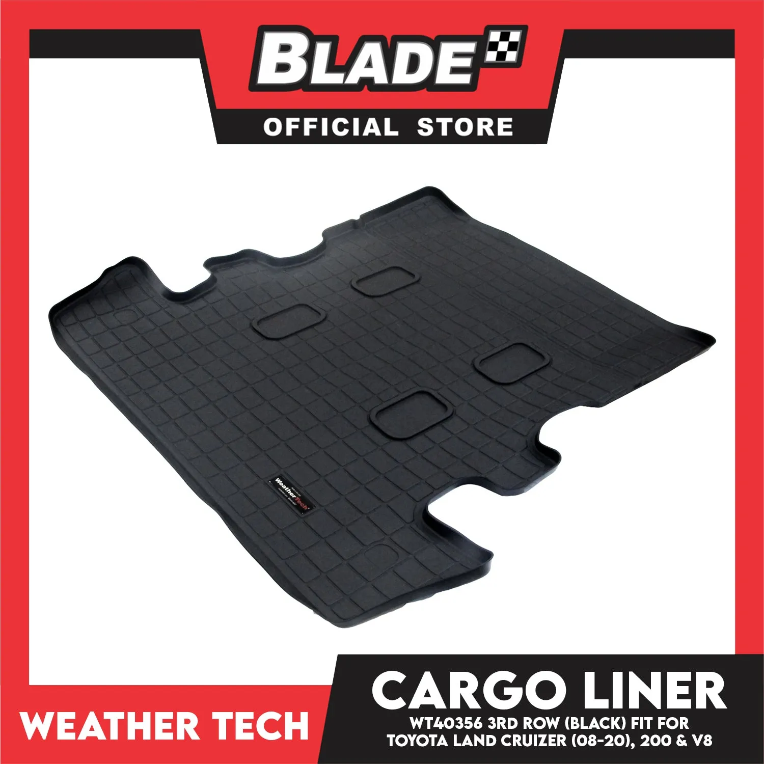 WeatherTech Cargo Liner WT40356 (Black) Fit for Toyota Land Cruizer