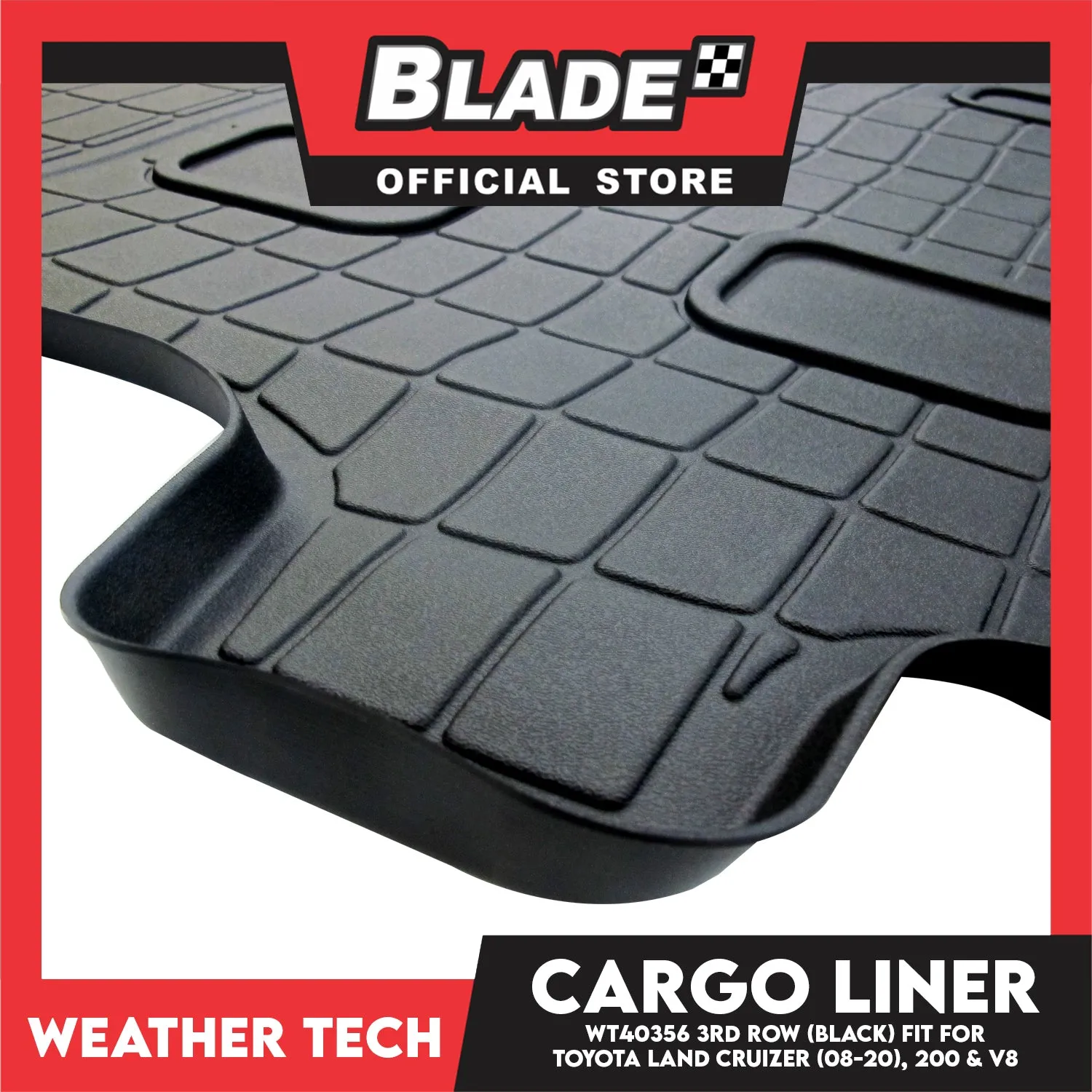 WeatherTech Cargo Liner WT40356 (Black) Fit for Toyota Land Cruizer
