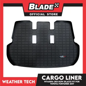 WeatherTech Cargo Liner WT40894 3rd Row (Black) Fit for Toyota Fortuner 2017