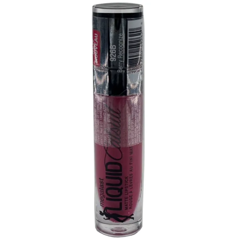 Wet N Wild Megalast Liquid Catsuit Matte Lipstick - 926B Berry Recognize