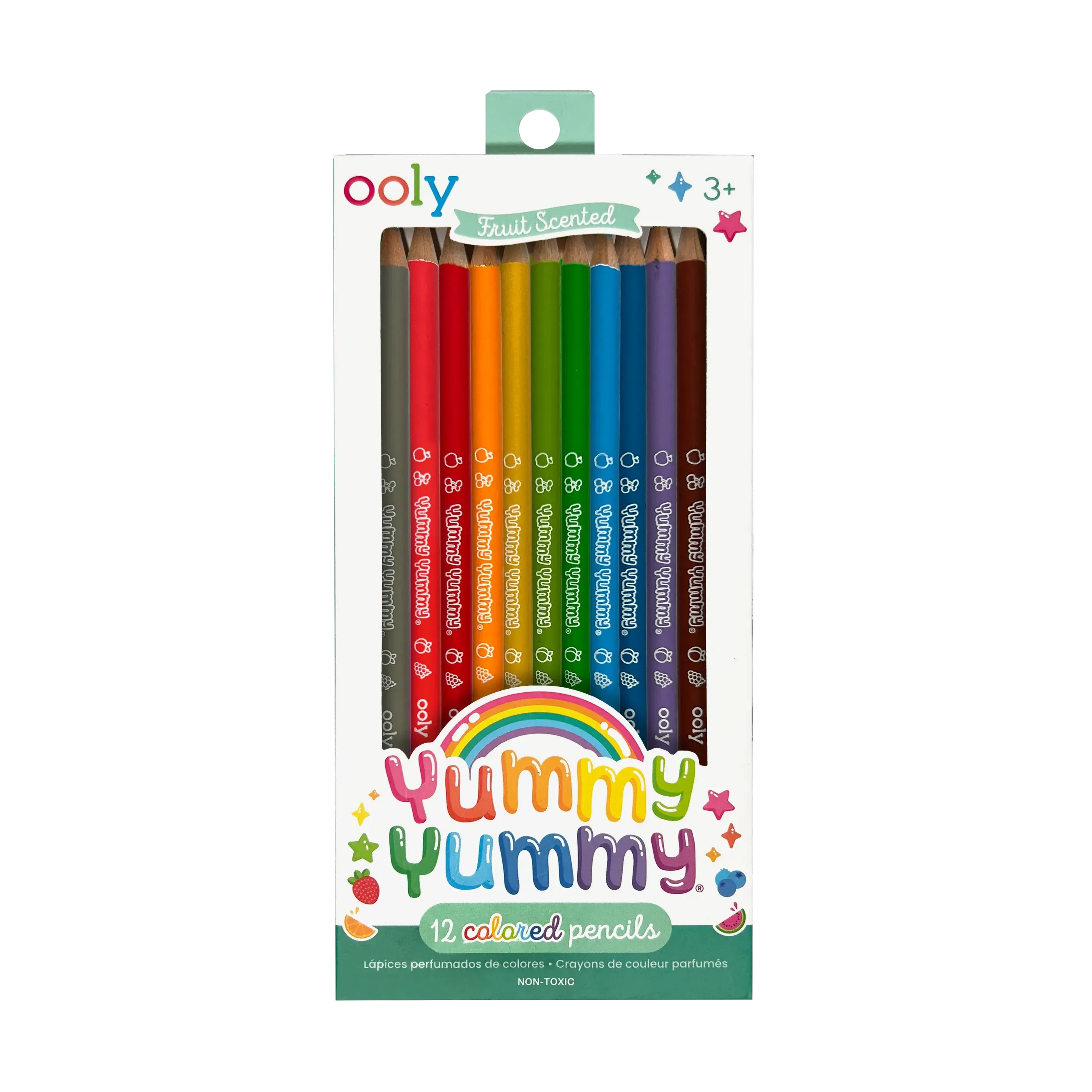 Yummy Yummy Fruit Scented Colored Pencils - Set of 12