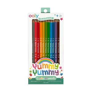 Yummy Yummy Fruit Scented Colored Pencils - Set of 12